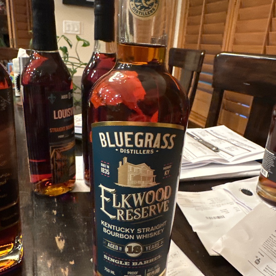 Bluegrass Distillers Elkwood Reserve Kentucky Straight Bourbon Whiskey Single Barrel Selected by the Prime Barrel