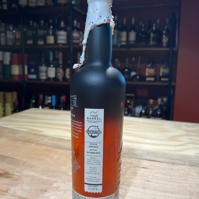 New Riff Single Barrel - Roanoke Bourbon Club- Vanilla Cupcake