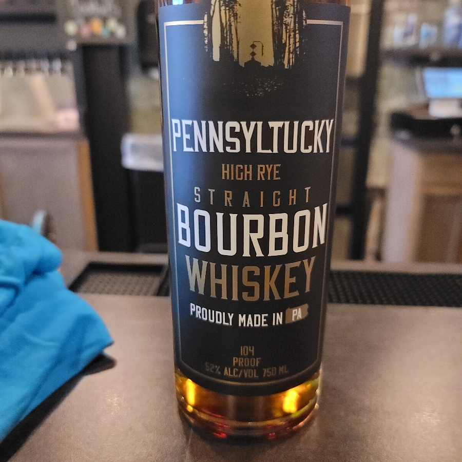 Midstate Distillery Pennsyltucky High Rye Straight Bourbon Whiskey