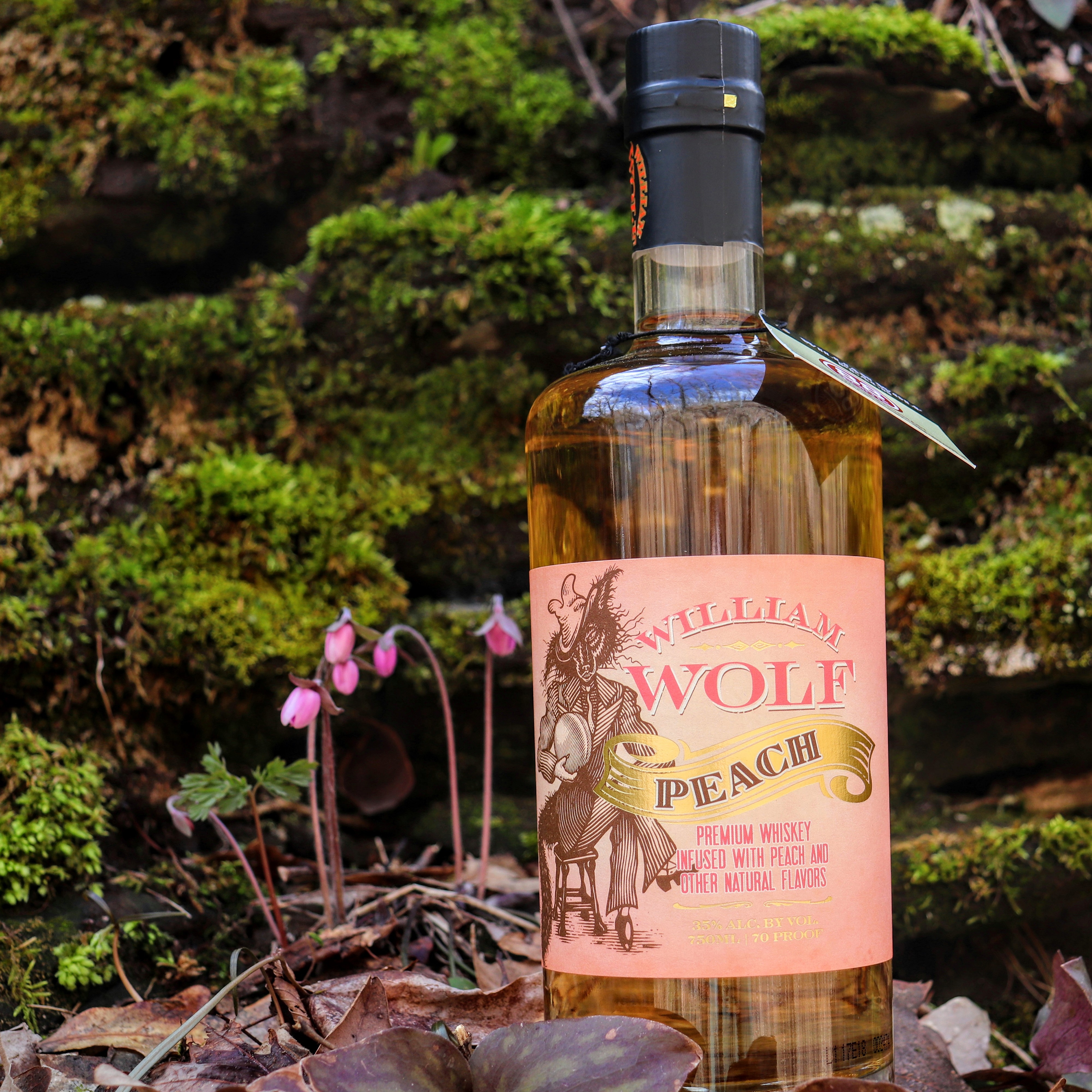 WILLIAM WOLF PEACH WHISKEY