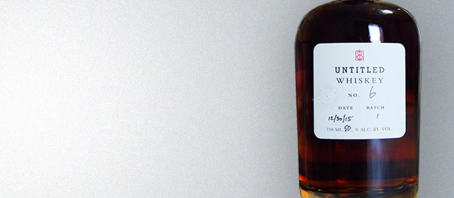 One Eight Distilling Untitled Whiskey No. 6