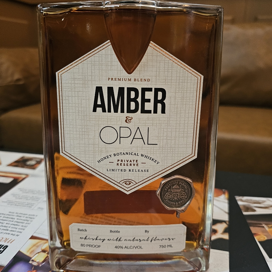 Amber & Opal Honey Botanical Whiskey Private Reserve