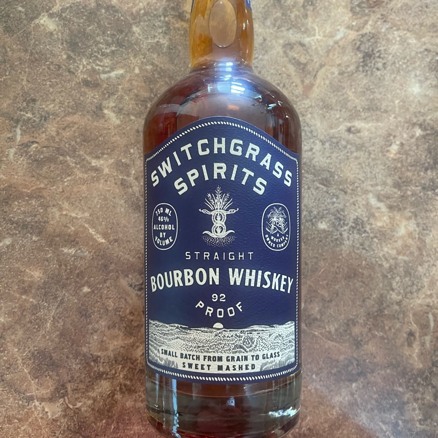 Switchgrass Spirits Straight Bourbon Whiskey