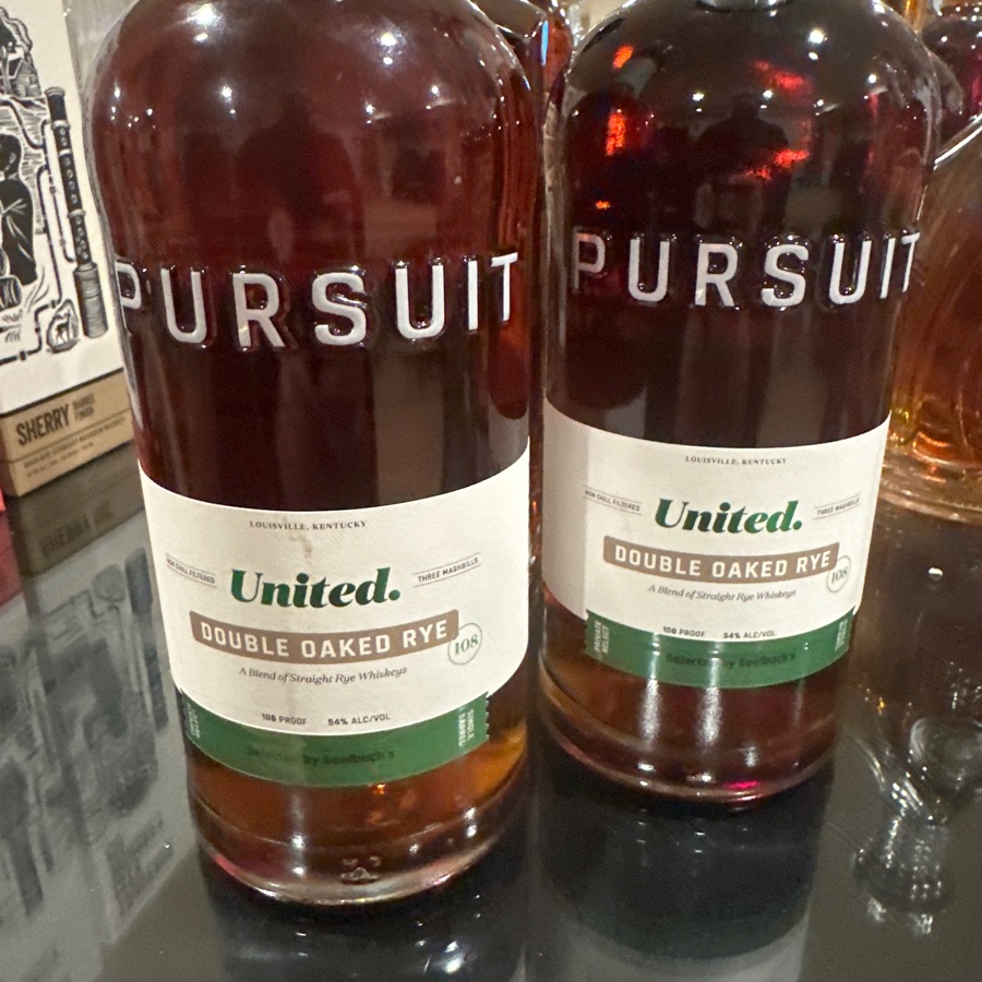 Pursuit United Double Oaked Rye Private Single Barrel Selected by Seelbach's