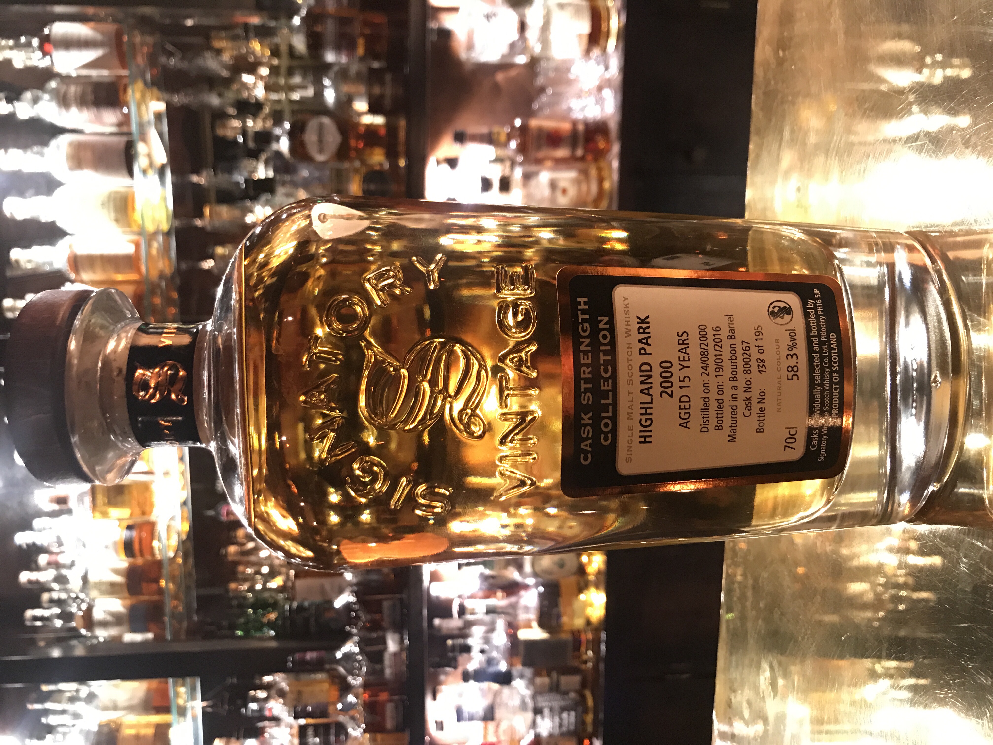 Highland Park 2000 15 Year Cask Strength Collection (Signatory)
