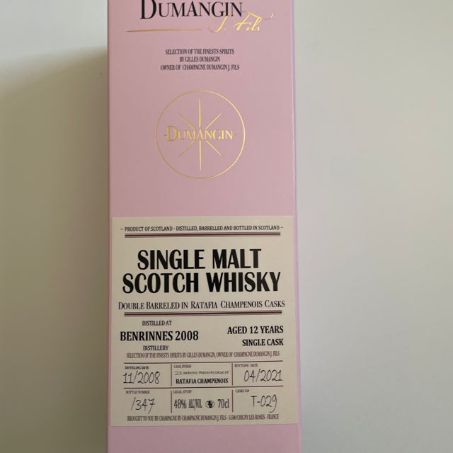 Benrinnes 12 year 2008 (Dumangin & files)