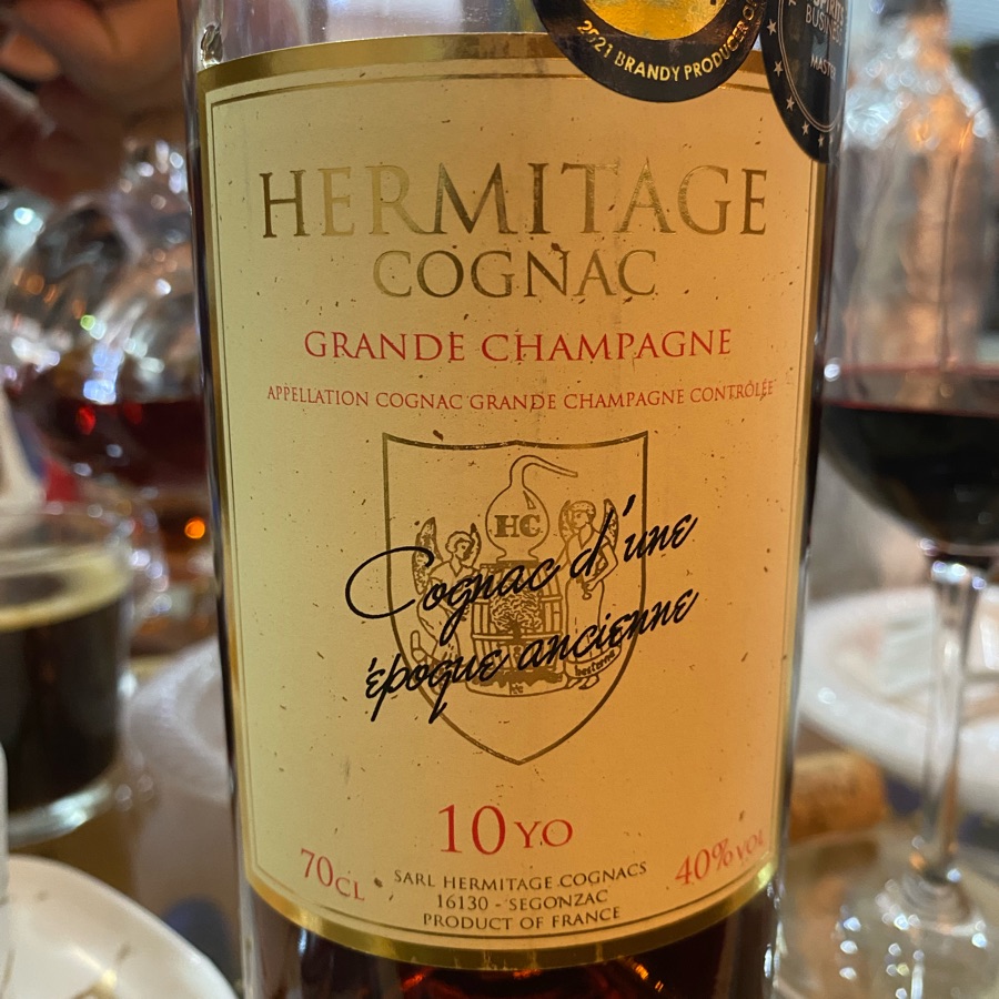 Hermitage Cognac 10y Grande Champagne