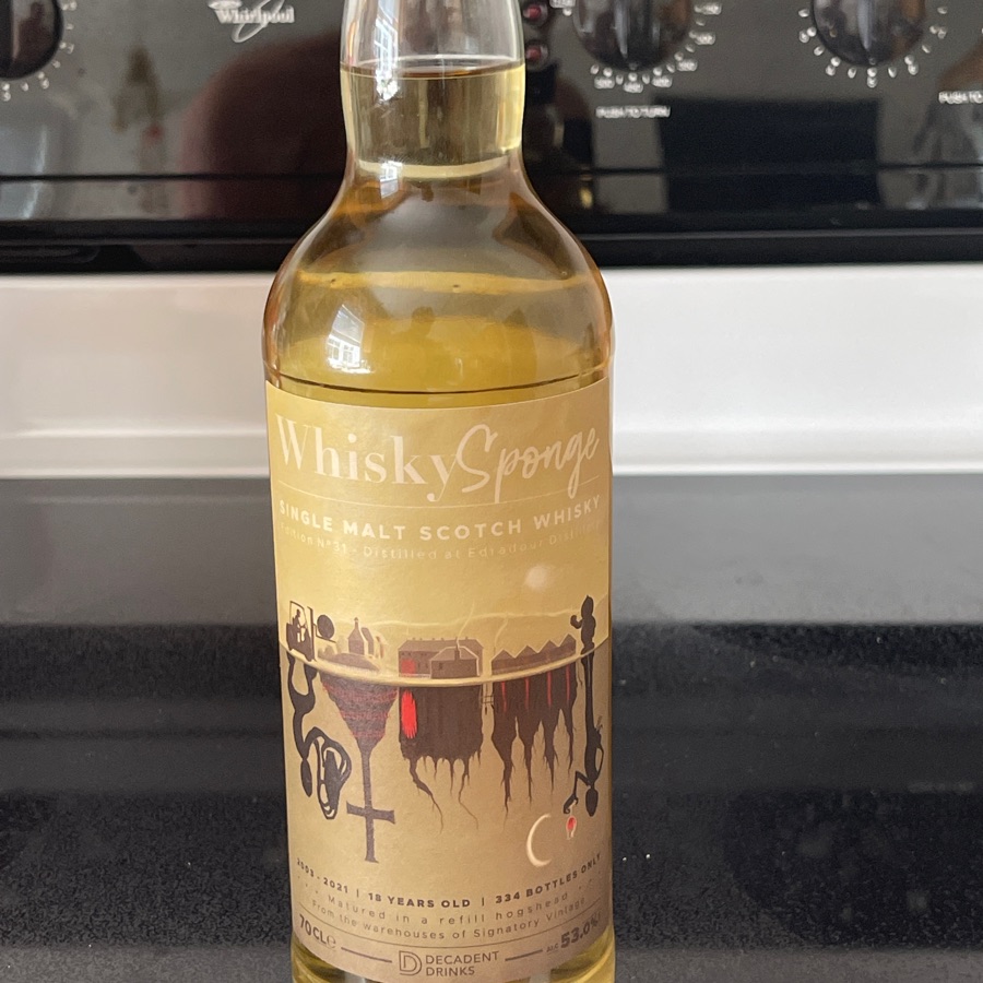 Whisky Sponge Edition No 31  Edradour 18 Years Old  Decadent Drinks