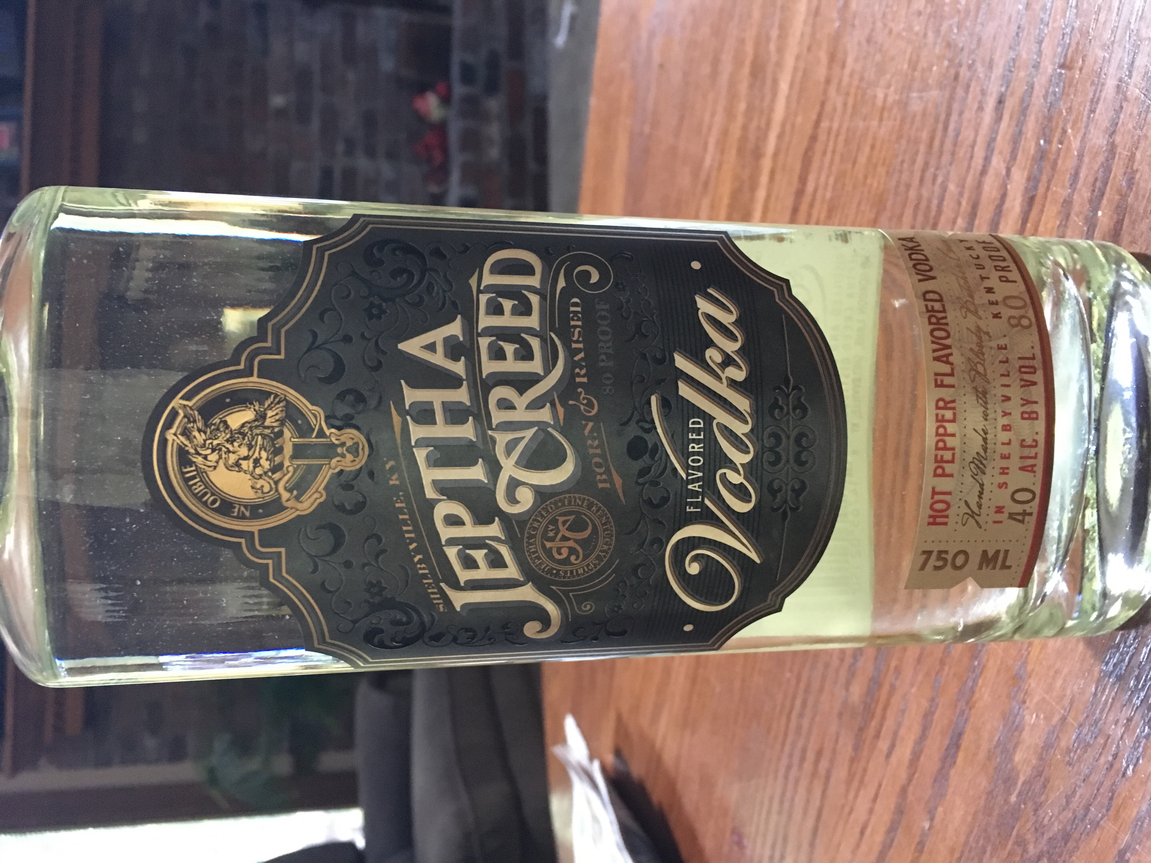 Jeptha Creed Hot Pepper Flavored Vodka