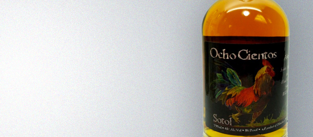 Ocho Cientos Sotol Añejo