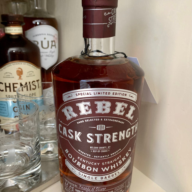 Rebel Single Barrel Cask Strength Bourbon (Friends of Oliver)