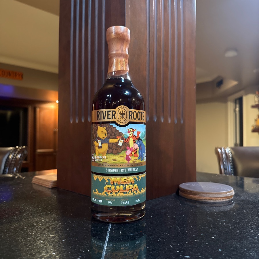 River Roots Straight Rye Whiskey Single Barrel (Mea Culpa - The Whiskey Pope)