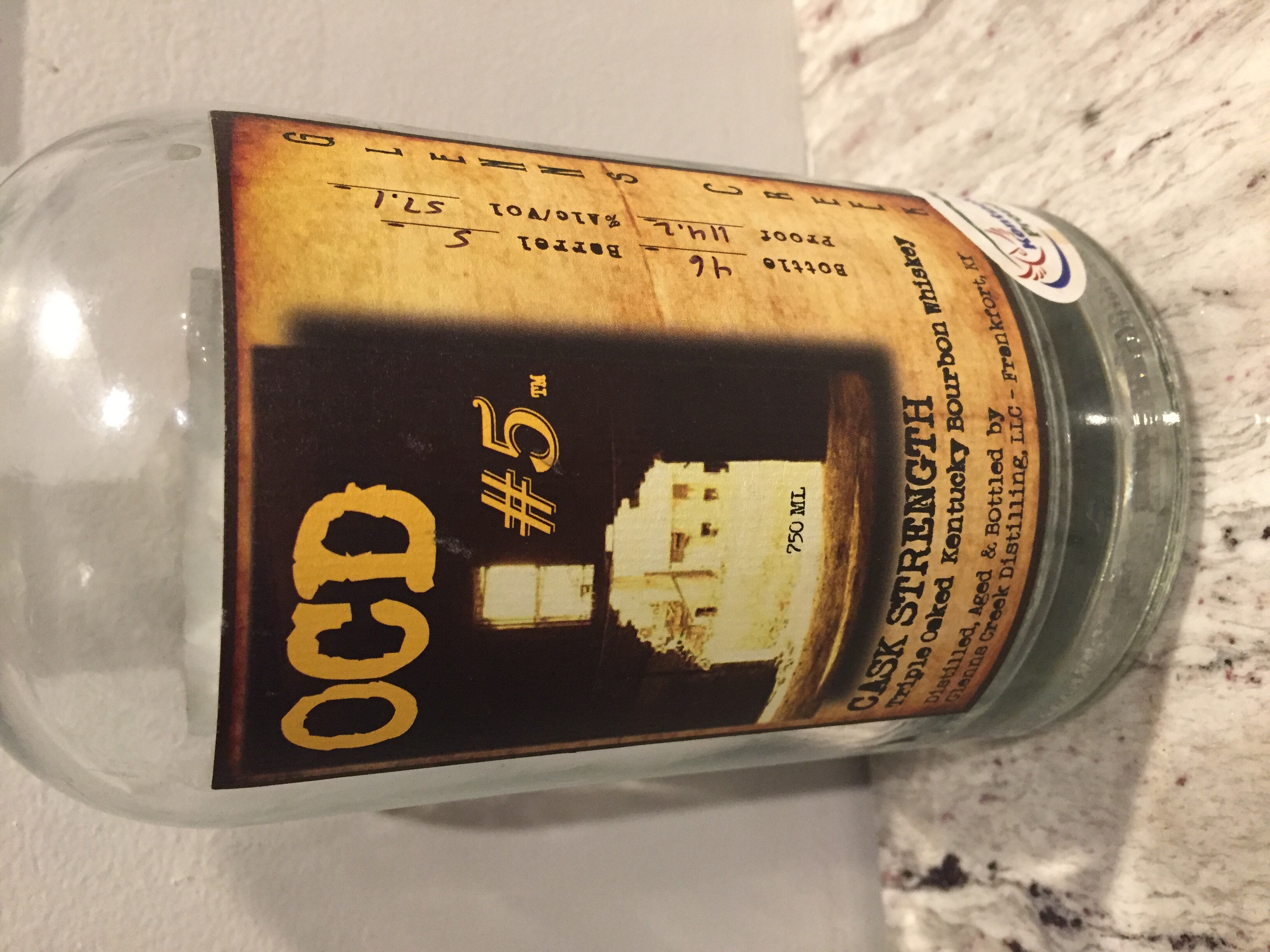 Glenns Creek OCD #5 Cask Strength Triple Oaked