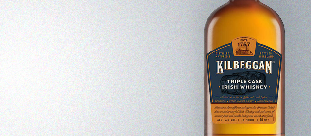 Kilbeggan Triple Cask Irish Whiskey