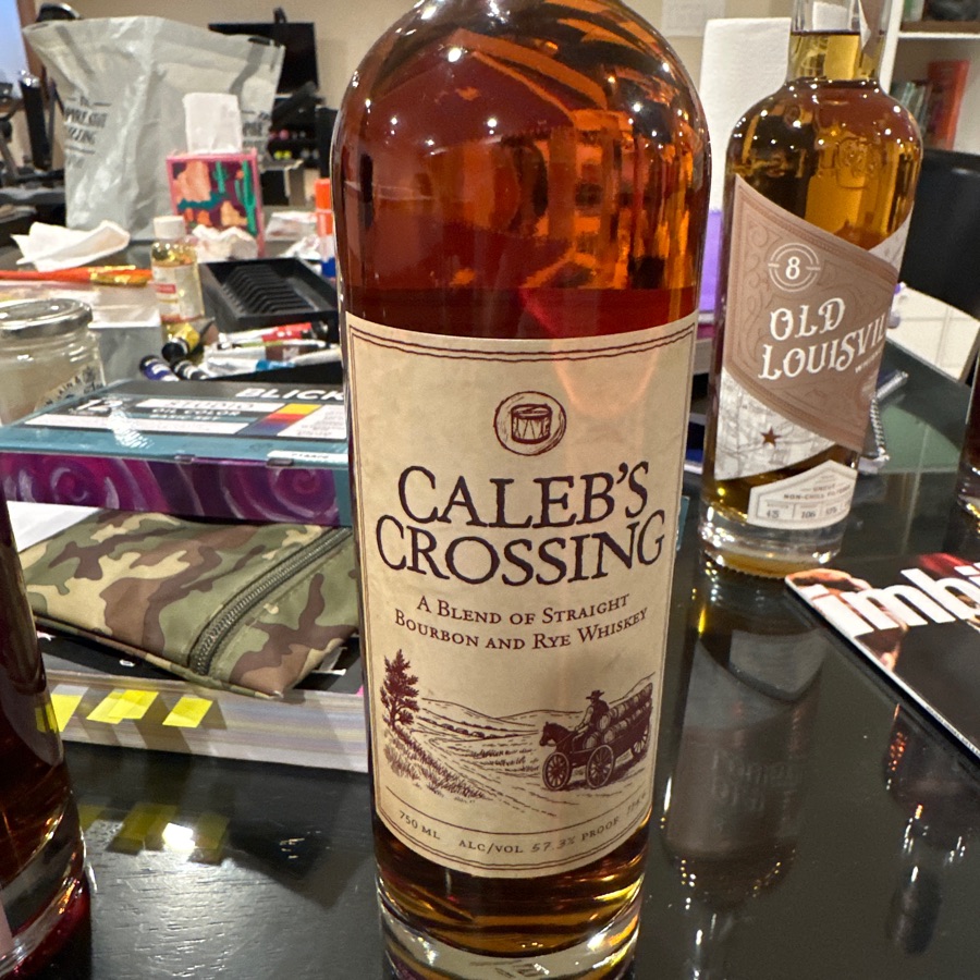 Caleb's Crossing A Blend of Straight Bourbon and Rye Whiskey