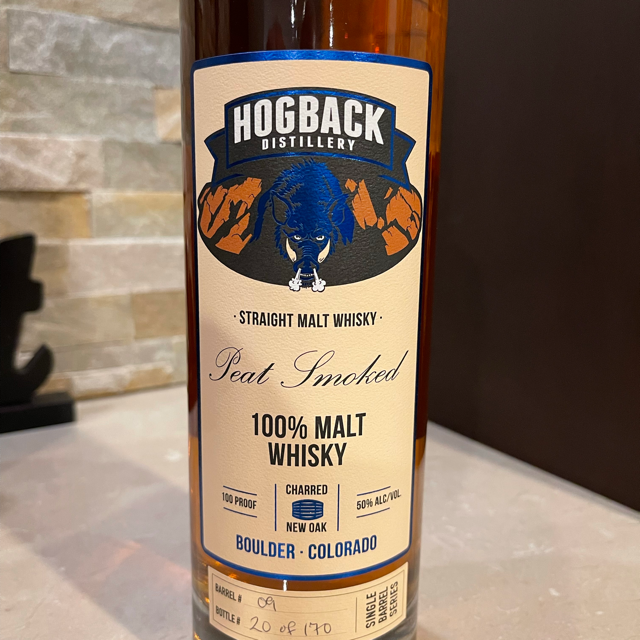 Hogback Peat Smoked Straight Malt Whisky