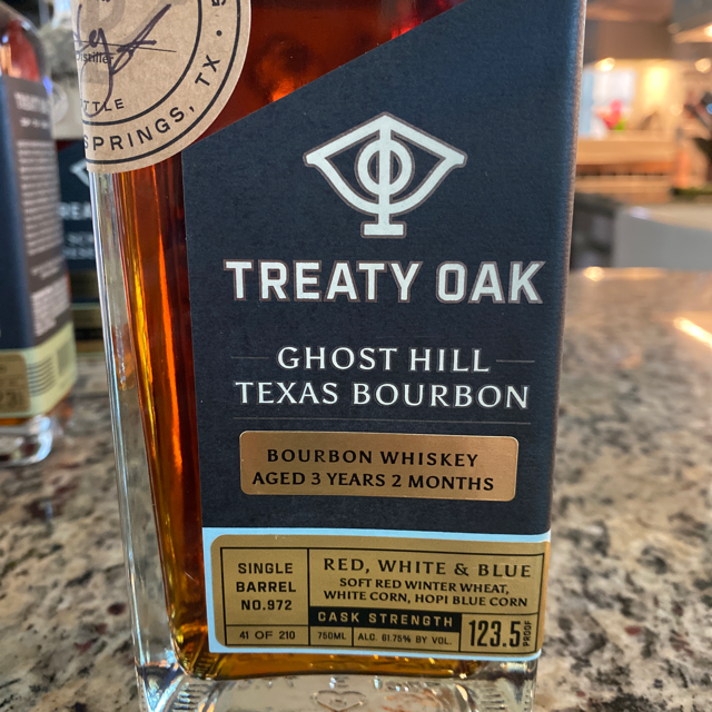 Treaty Oak Ghost Hill Red, White and Blue