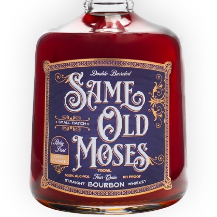Same Old Moses Small Batch Bourbon Ruby Port Barrel Finished
