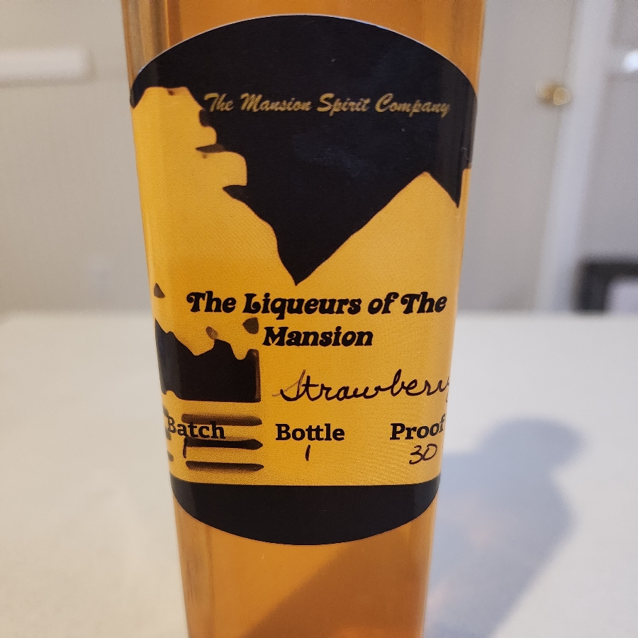 The Mansion Spirit Company Strawberry Liqueur