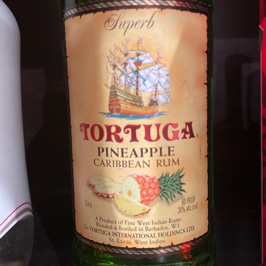 tortuga pineapple caribbean rum