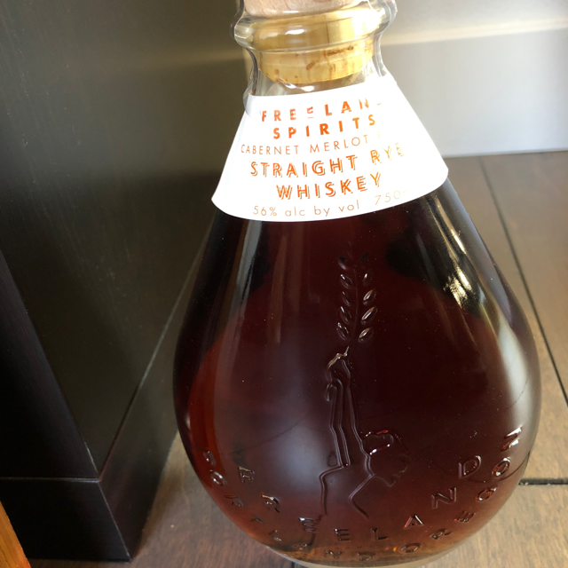 Freeland Spirits Straight Rye Cabernet Merlot Finish