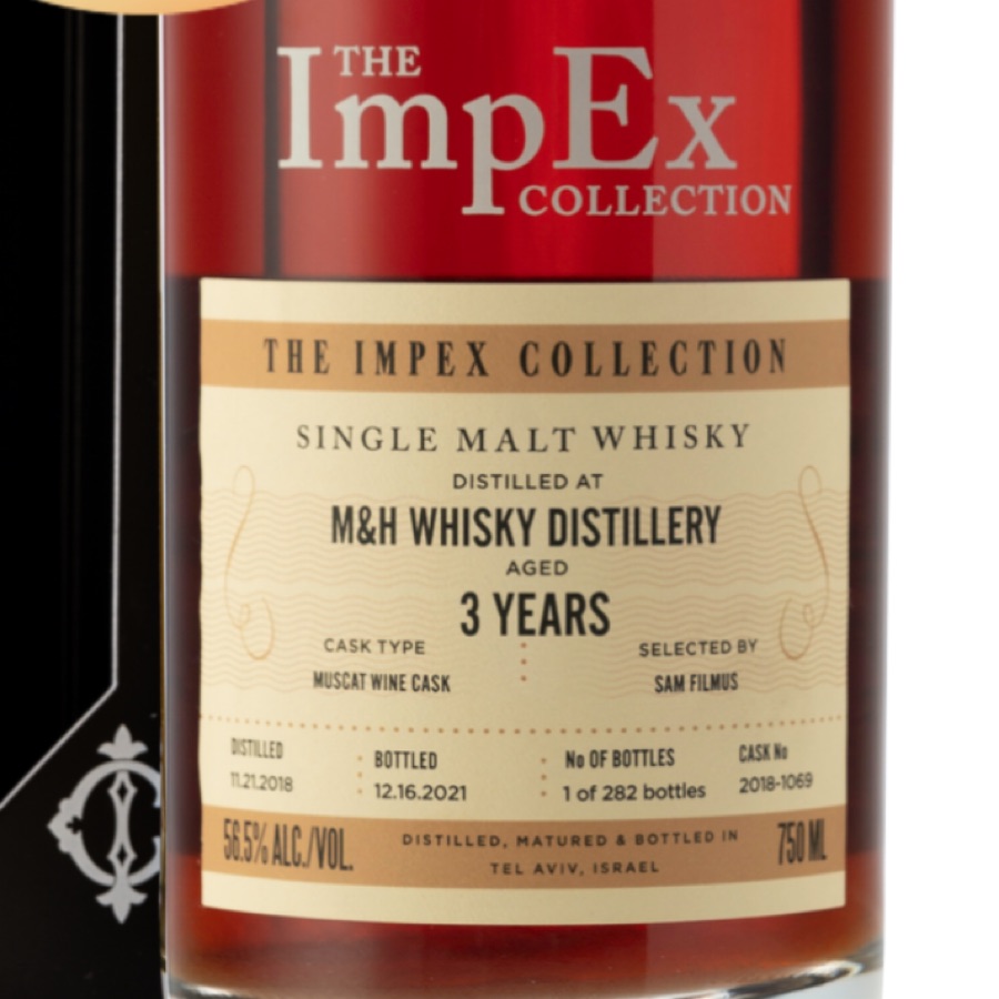 M&H 2018 3 Year (ImpEx Collection) Cask 2018-1069