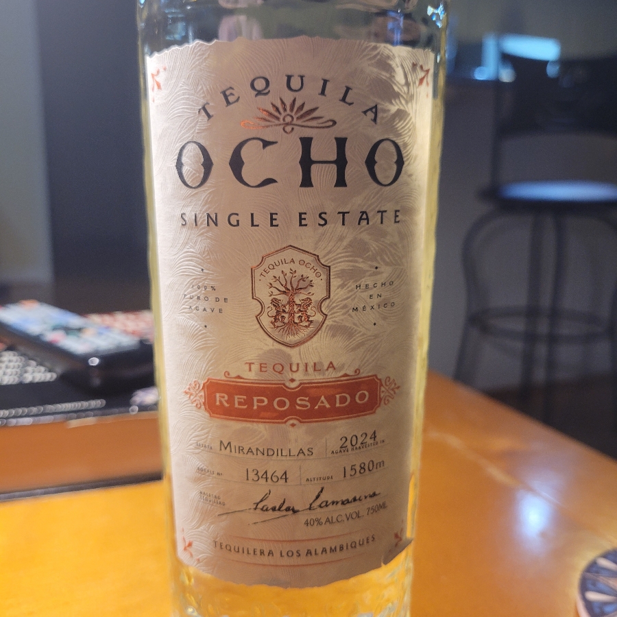 Tequila Ocho Reposado Mirandillas 2024