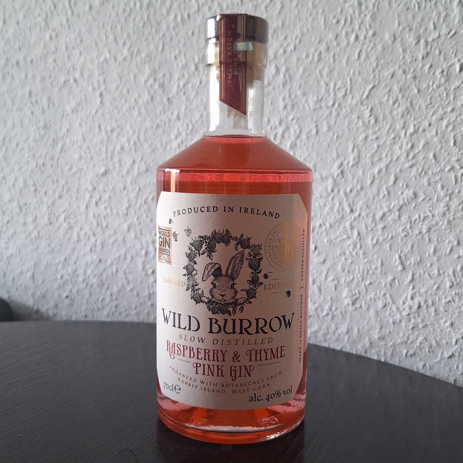 Wild Burrow Raspberry & Thyme Pink Gin
