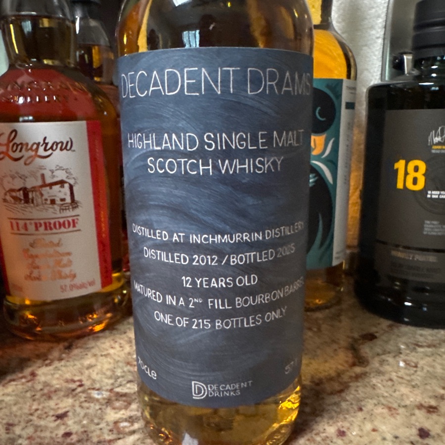 Decadent Drams Inchmurrin 2012