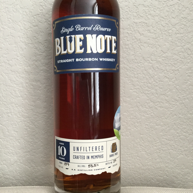 Blue Note 10 Year Single Barrel Reserve Bourbon