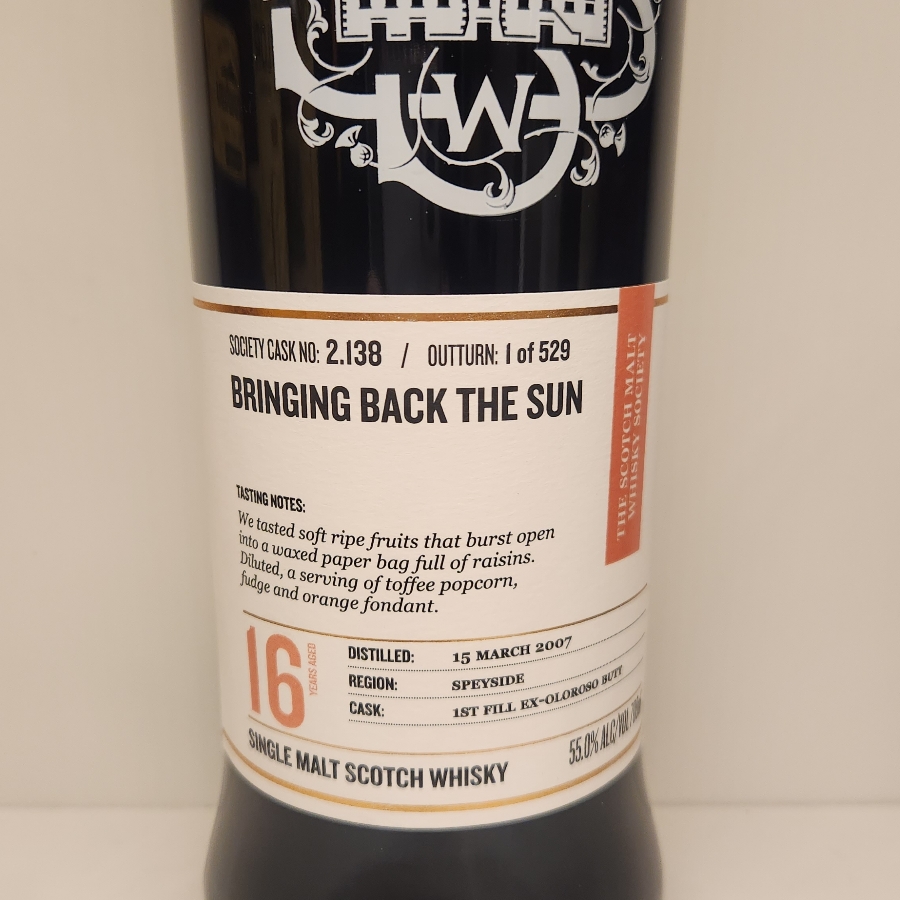 Bringing Back the Sun 2.138 (SMWS)