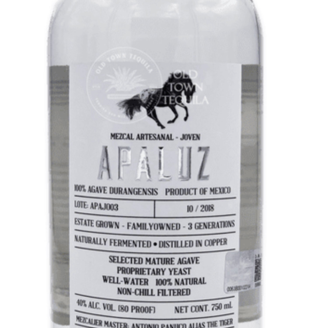 Mezcal apaluz joven