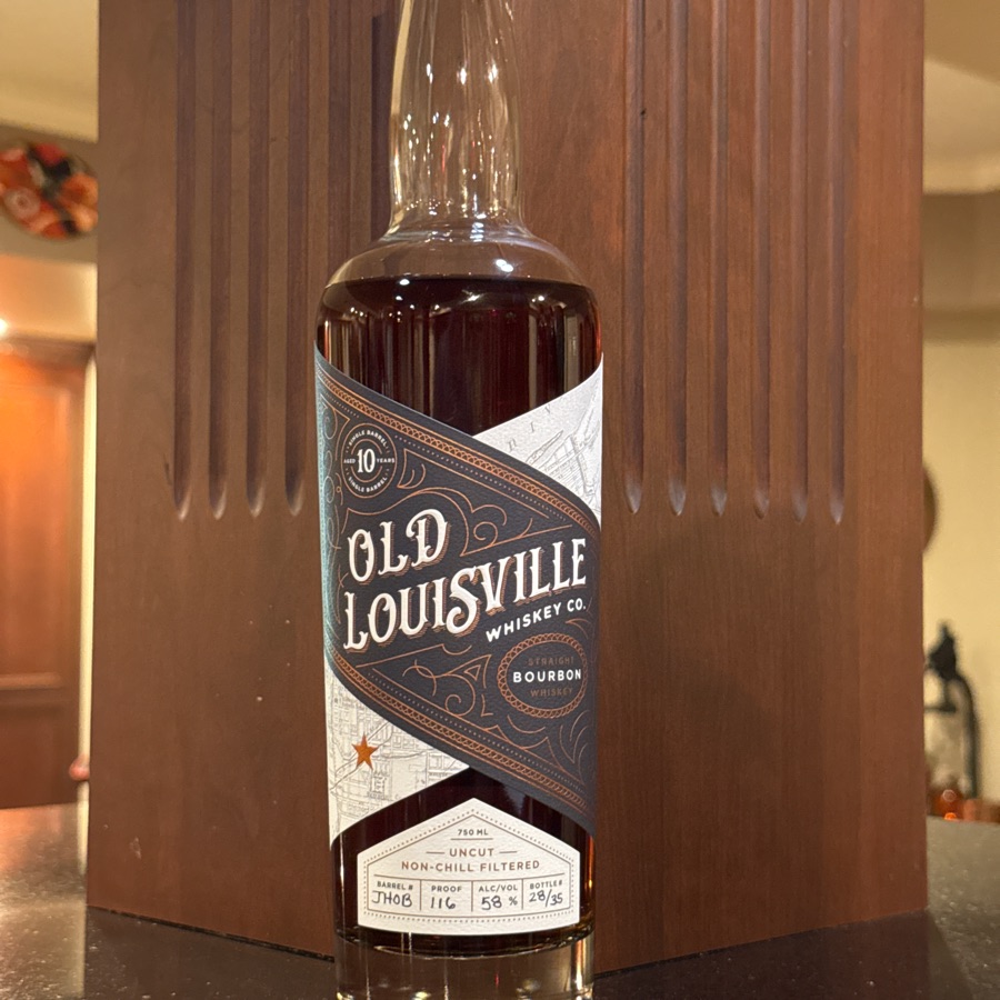 Old Louisville Bourbon 10 Year Single Barrel (Barrel JHOB 35 Bottle Yield)