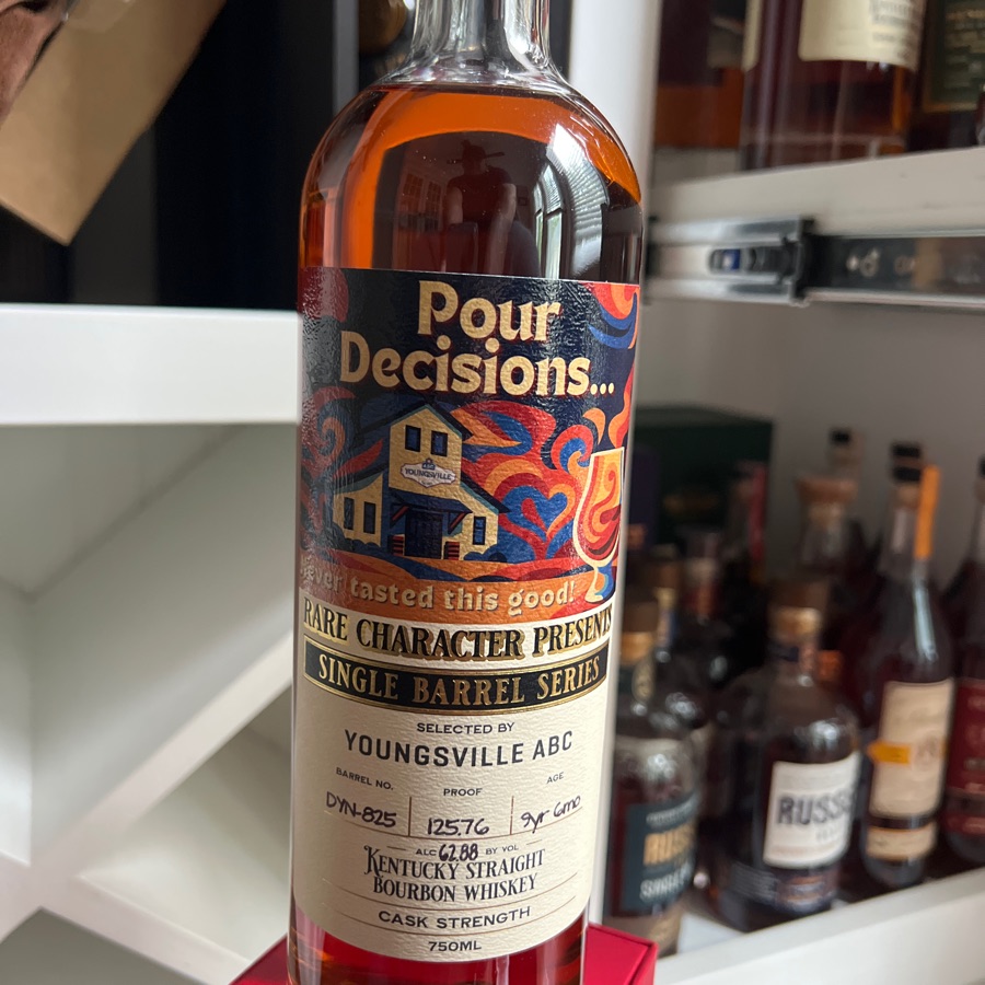 Rare Character Single Barrel Series Youngsville ABC
