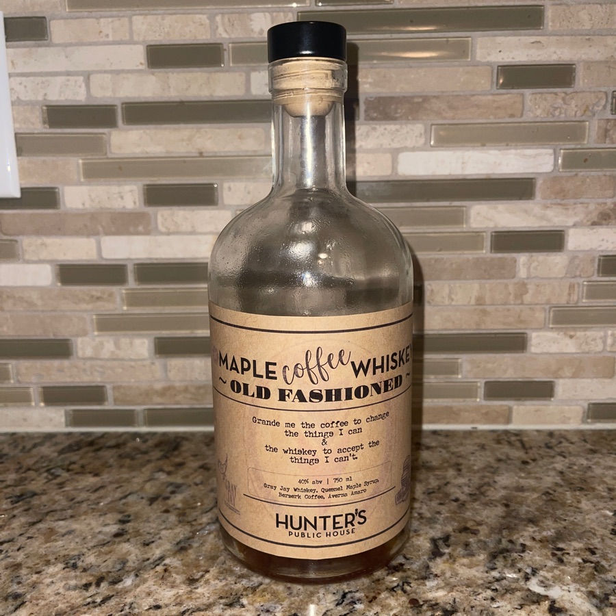Maple Coffee Whiskey Old Fashioned