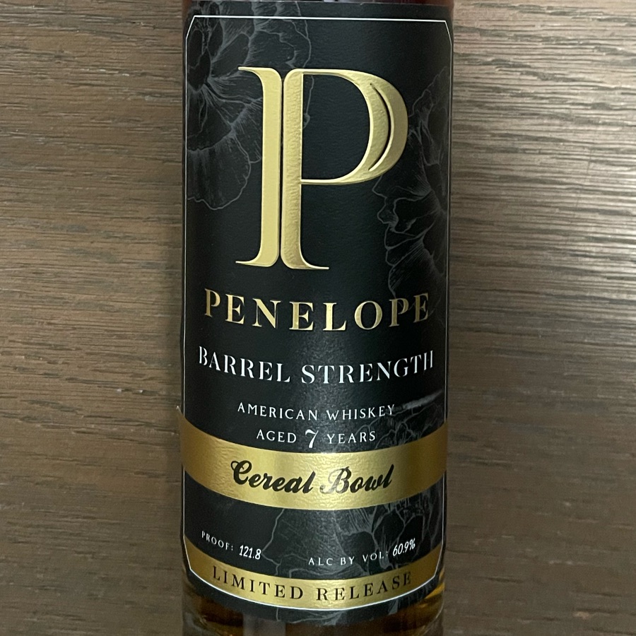 Penelope Barrel Strength Limited Release American Whiskey Aged 7 Years - Cereal Bowl