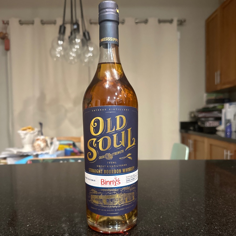 Old Soul Cask Strength Straight Bourbon Whiskey 2022 Private Selection Binny's