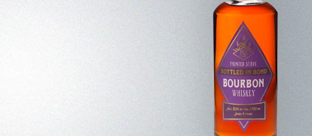 Painted Stave Bottled In Bond Bourbon Whiskey