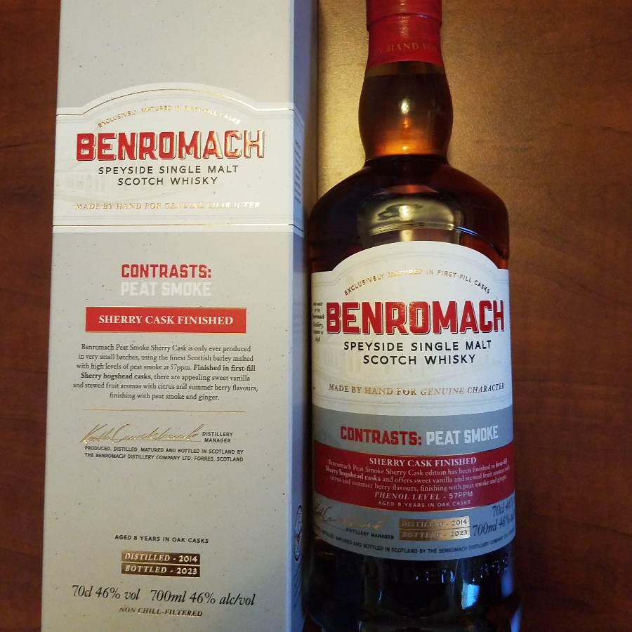 Benromach Contrasts: Peat Smoke 2014-2023