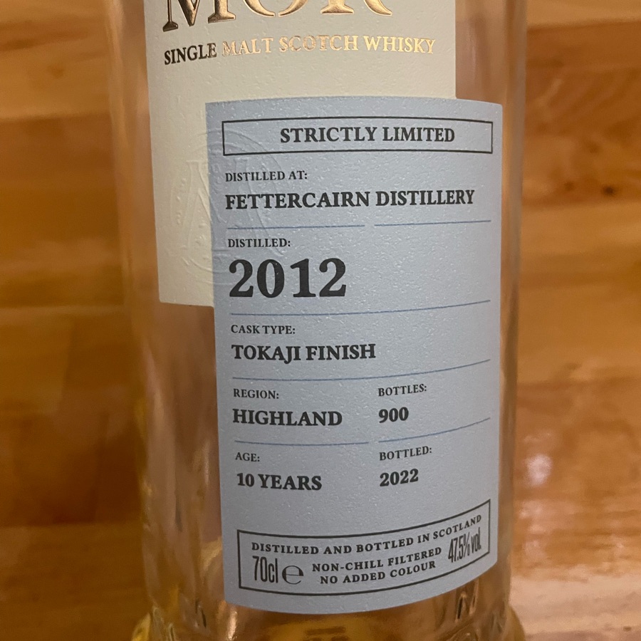 Fettercairn Carn Mor 2012/2022 10Years Tokaji Finish