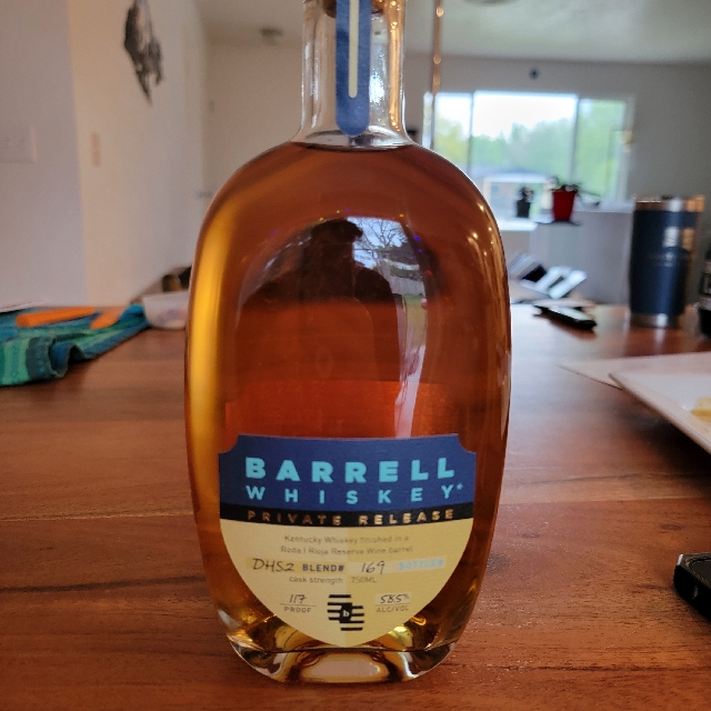 Barrell Whiskey Private Release DHS2 Kentucky Whiskey Finished In A Roda/Rioja Reserva Wine Barrel