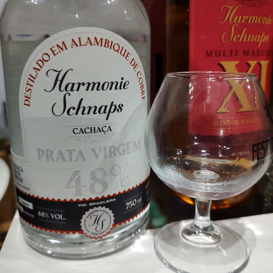 Cachaça Harmonie Schnaps Prata Virgem
