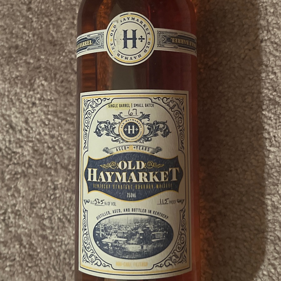 Old Haymarket Single Barrel Small Batch 67