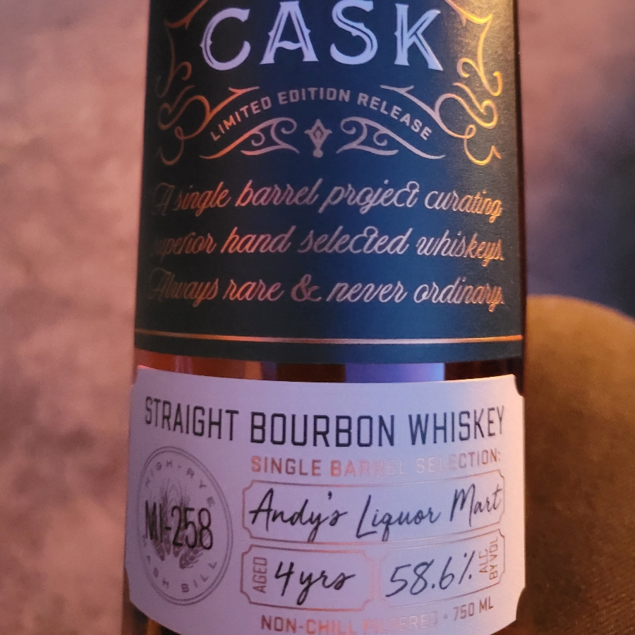 Copper & Cask - Straight Bourbon Whiskey - Single Barrel Selection (Andy's Liquor Mart)