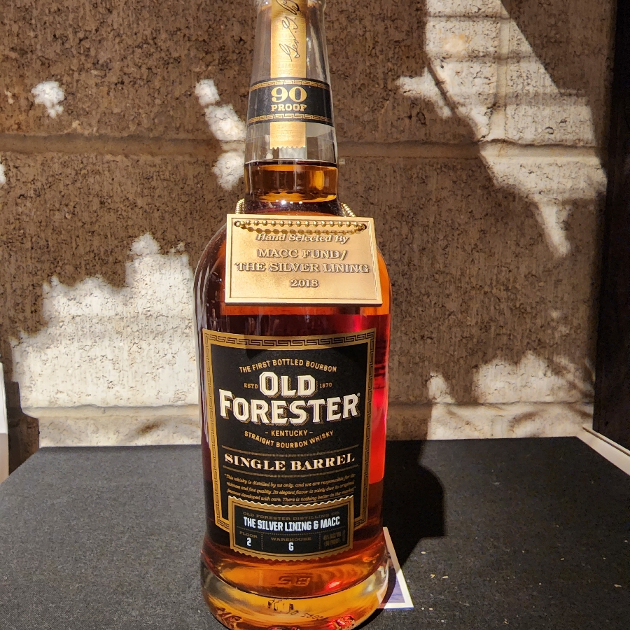 Old Forester Single Barrel for the Silver Lining and MACC