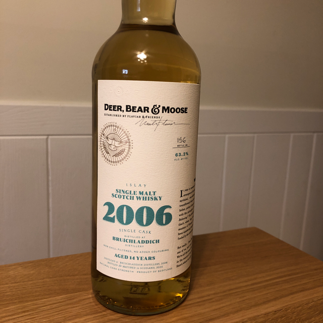 Bruichladdich 2006 14 Year Single Cask (Deer, Bear & Moose)