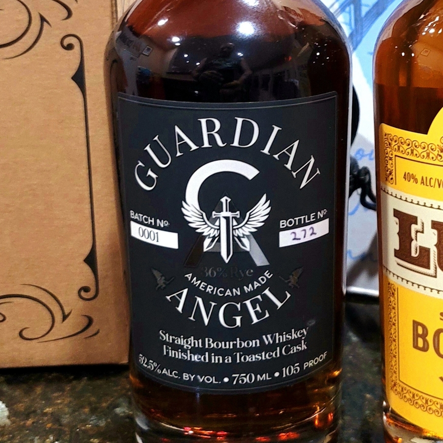 NOLA Distillery Guardian Angel Straight Bourbon Whiskey Finished in a Toasted Cask (Batch 0001)