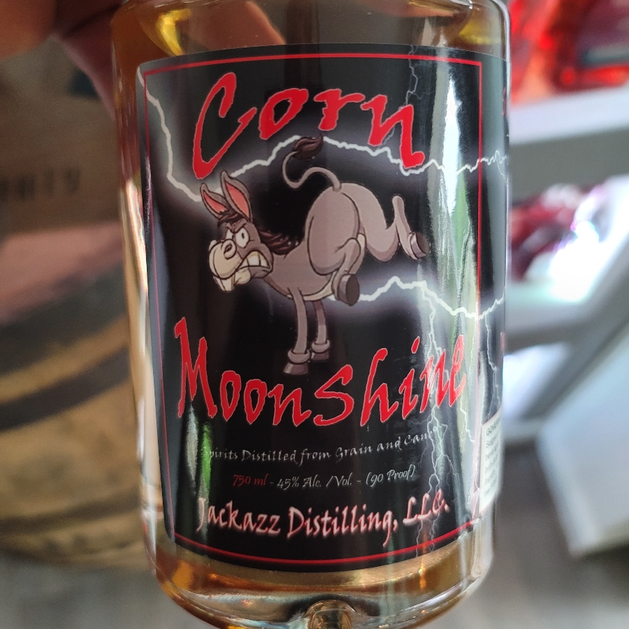 Jackazz Distilling Corn Moonshine (Whiskey)
