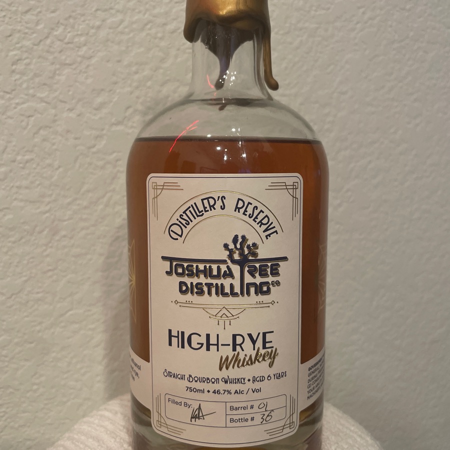 Joshua Tree Distilling High-Rye