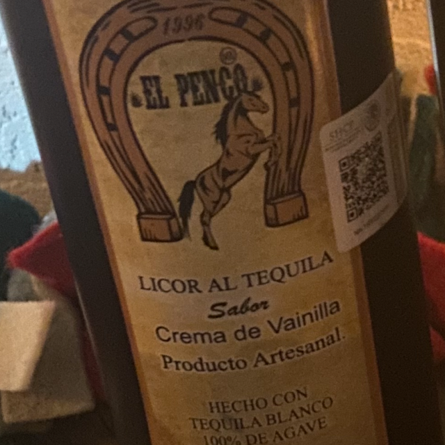 El Penco Licor al Tequila Crema de Vanilla